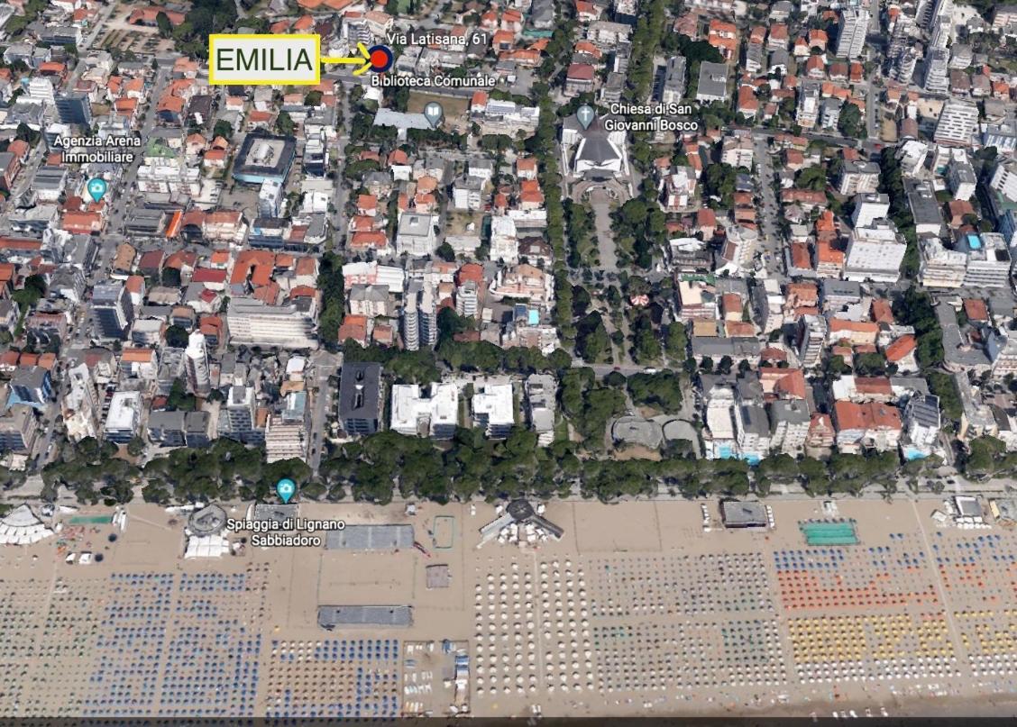 Villa Emilia ลินญาโน ซับเบียโดโร ภายนอก รูปภาพ